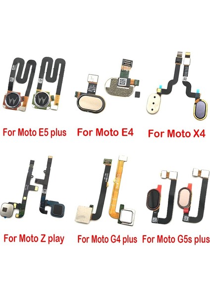 Yeni Motorola Moto E4 E5 G4 G5 Artı Ev Düğmesi Parmak Izi Dokunmatik Kımlık Sensörü Flex Kablo Şerit Yedek Parçalar (Yurt Dışından)