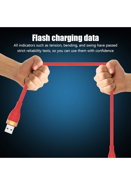 120W Type-C Hızlı Şarj Şarj Kablosu USB 5A Flash Şarj Veri Kablosu Huawei Xiaomi Cep Telefonu Için (Yurt Dışından)