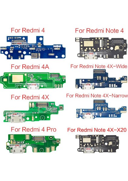 Adet Esnek Şarj Kablosu Xiaomi Redmi Için Not 4 4A 4x 5A 6A Pro USB Şarj Aleti Bağlantı Noktası Yuva Konnektörü Yedek Parçalar (Yurt Dışından)