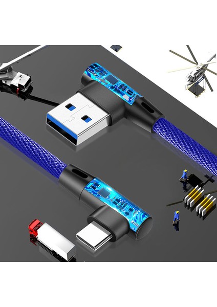 Hohoo USB C Tipi C Hızlı Kablo Cargador Mi 9 Redmi 9A K50 K40 Pro NOTE12 11 Tpro Huawei P40 MATE30 Telefon Usb-C Hızlı Veri Kablosu (Yurt Dışından)