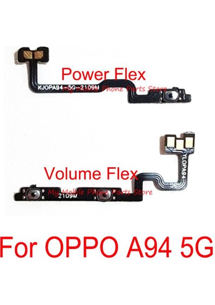 Oppo A94 Için Yeni Güç Sesi Flex Kablo (5g) Güç Açık Kapalı Anahtarı Ses Yan Düğmeler Anahtar Flex Kablo Şerit Değiştirme Parçaları (Yurt Dışından)