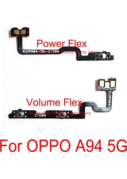Oppo A94 Için Yeni Güç Sesi Flex Kablo (5g) Güç Açık Kapalı Anahtarı Ses Yan Düğmeler Anahtar Flex Kablo Şerit Değiştirme Parçaları (Yurt Dışından)