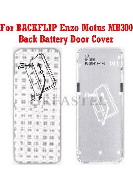 Hkfastel Moto Konut Motorola Backflıp Enzo Motus MB300 Cep Telefonu Arka Pil Bölmesi Kapağı Kılıfı (Yurt Dışından)