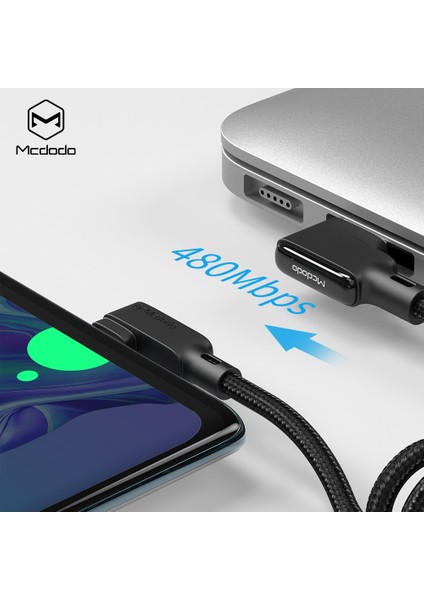 Mcdodo USB C Tipi Kablo Geri Çekilebilir Araba Bahar 3A Iphone Huawei Xiaomi Samsung S10 9 Oneplus 4.0 Şarj LED Veri Kablosu (Yurt Dışından)