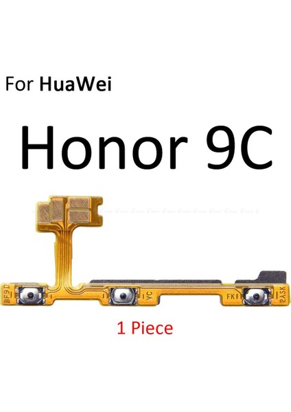 Sessiz Anahtarı Güç Anahtarı Şerit Parçası Huawei Honor 9s 9A 9c 8s 10X 9x Pro Lite Premium Açık Kapalı Ses Düğmesi Kontrol Flex Kablo (Yurt Dışından)