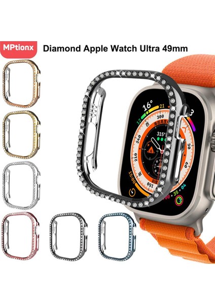 Apple Watch Ultra 49MM Kapak Için Elmas Tampon Koruyucu Kılıf Iwatch 8 Pro/ultra Için Darbeye ve Düşmeye Dayanıklı (Yurt Dışından)
