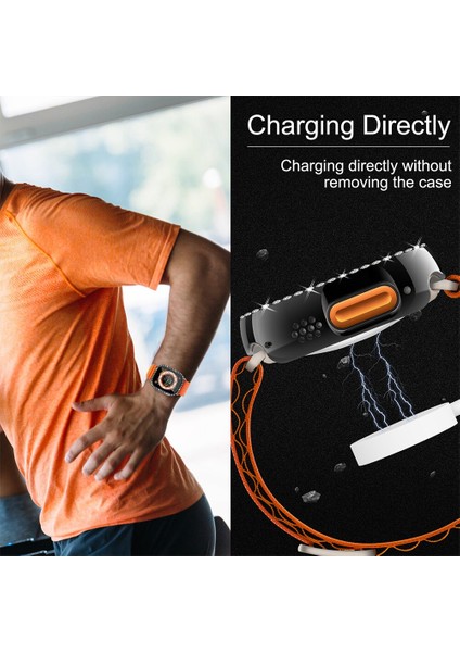 Apple Watch Ultra 49MM Kapak Için Elmas Tampon Koruyucu Kılıf Iwatch 8 Pro/ultra Için Darbeye ve Düşmeye Dayanıklı (Yurt Dışından)