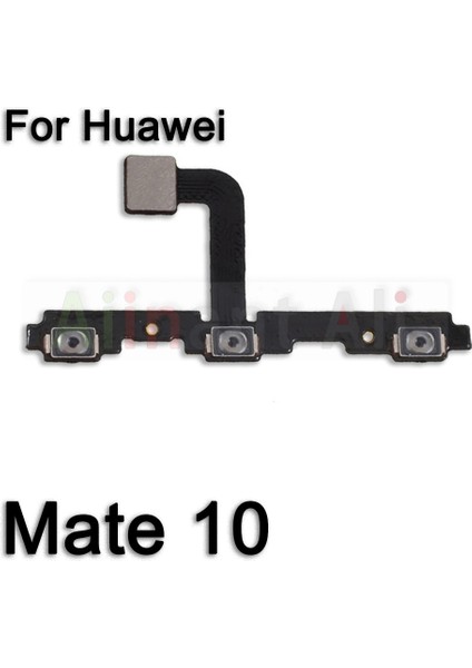 Orijinal Güç Açık Kapalı Ses Yukarı Aşağı Düğmesi Sessiz Anahtar Anahtarı Flex Kablo Şerit Huawei Mate 8 9 10 20 20X 30 Lite Pro 4g 5g (Yurt Dışından)