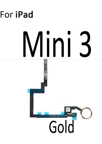 Dokunmatik Kimlik Parmak Izi Bağlantı Sensörü Tarayıcı Konektörü Flex Kablo iPad Mini 3 4 5 Ev Dönüş Düğmesi Anahtar Parçaları Değiştirin (Yurt Dışından)