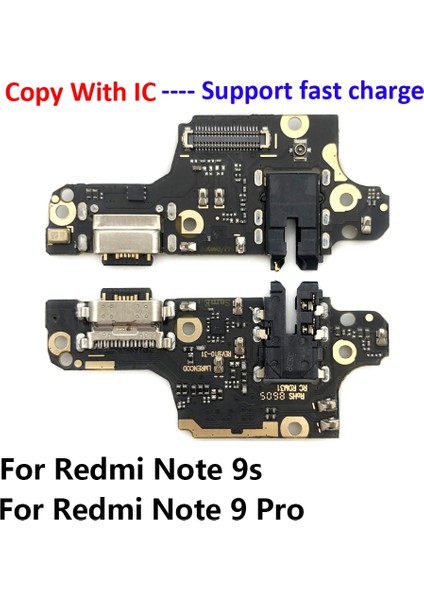 USB Şarj Portu Kurulu Flex Kablo Konektörü Xiaomi Poco X3 M4 Pro M3 Redmi Not 7 8 8t 9s 9 10 10S 11 Pro 4g 5g Mikrofon (Yurt Dışından)