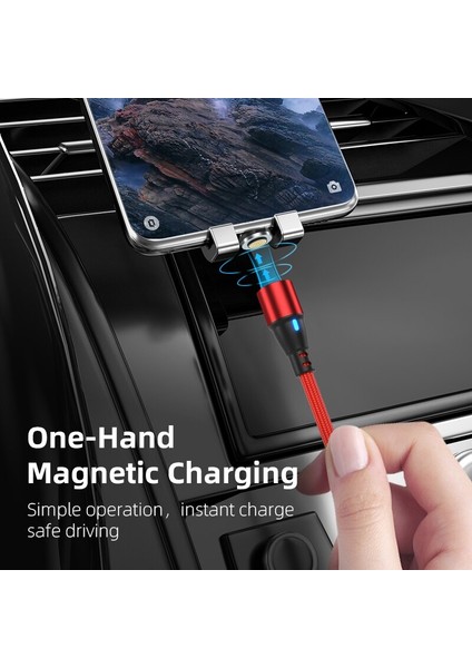 Aufu USB Manyetik Şarj Kablosu Xiaomi Samsung Için Hızlı Şarj Mikro USB Tip C Telefon Şarj Cihazı Veri Kablosu Mikro USB Tip C (Yurt Dışından) modelleri