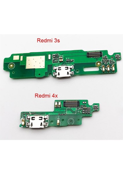 Orijinal Xiaomi Redmi Için 3 3 S 4x 4 Pro 5 5A 6 6A Şarj Standı Bağlantı Noktası USB Şarj Aleti Konektörü Fişi Mikrofon Kurulu Şerit Kablo Kablosu (Yurt Dışından)