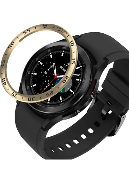 Çerçeve Halkası Samsung Galaxy Izle 4 46 mm Akıllı Aksesuarlar Koruyucu Paslanmaz Koruyucu Kılıf Kapak Metal Halka Şekillendirici Çerçeve (Yurt Dışından)
