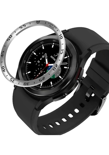 Çerçeve Halkası Samsung Galaxy Izle 4 46 mm Akıllı Aksesuarlar Koruyucu Paslanmaz Koruyucu Kılıf Kapak Metal Halka Şekillendirici Çerçeve (Yurt Dışından)