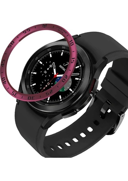 Çerçeve Halkası Samsung Galaxy Izle 4 46 mm Akıllı Aksesuarlar Koruyucu Paslanmaz Koruyucu Kılıf Kapak Metal Halka Şekillendirici Çerçeve (Yurt Dışından)