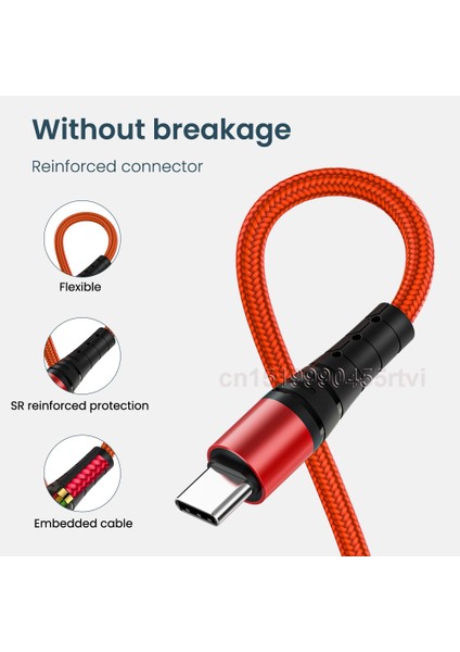 In 1 USB Tip C Kablo iPhone 14 13 12 11 Pro 3in1 2in1 Mikro USB Şarj Kablosu Mikro USB Kablosu Huawei Samsung Için 1.2 M (Yurt Dışından)