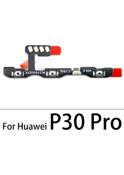 Yeni Güç Açık Kapalı Yan Anahtar Düğmesi Ses Düğmesi Flex Kablo Şerit Huawei P10 P20 P30 P40 Lite Pro P40 Lite 5g P40 Lite E (Yurt Dışından)