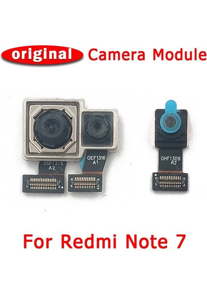 Orijinal Ön ve Arka Arka Kamera Xiaomi Redmi Için Not 7 Pro Ana Bakan Kamera Modülü Flex Kablo Yedek Yedek Parça (Yurt Dışından)