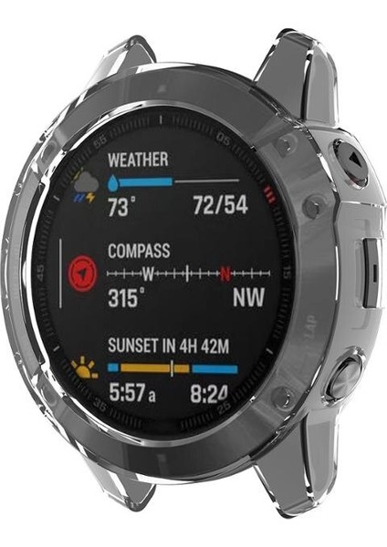 Tpu Yumuşak Silikon Izle Koruyucu Kabuk Kapak Garmin Fenix 6 6 S 6x Pro Akıllı Saat Kılıfı Yedek Saat Aksesuarları (Yurt Dışından)
