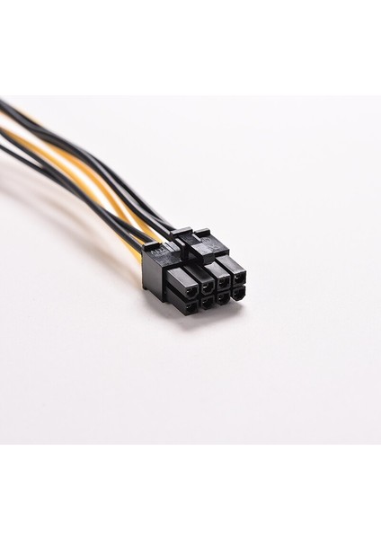 8 Pin Pcı Express Erkek Çift Lp4 4pin Molex Ide Pcı-E Grafik Ekran Kartı Güç Kablosu Adaptörü 16 cm (Yurt Dışından)
