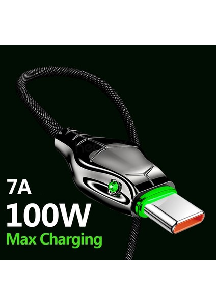 7A USB C Tipi Kablo 66W Huawei P50 PRO100W Onur 50 Pro Için Hızlı Şarj Kablosu Usb-C Şarj Kablosu Samsung Xiaomi iPhone Için (Yurt Dışından)