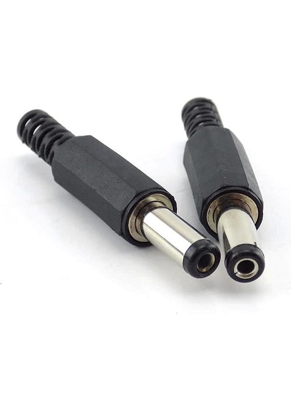 5 Adet 2.1*5.5 mm Dc Erkek Konnektörler Güç Jakı Fiş Adaptörü Güvenlik Kamerası Güvenlik Sistemi Uzunluğu 9mm Dıy Cctv Aksesuarları (Yurt Dışından)