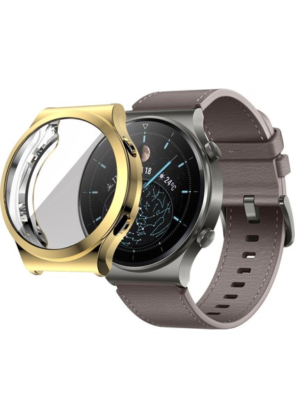 Akıllı Saat Kılıfı Kapak Için Huawei Watch Gt2 Pro Akıllı Saat Ekran Koruyucu Kılıf Yumuşak Tpu Şeffaf Kapak Bant Aksesuarları (Yurt Dışından)