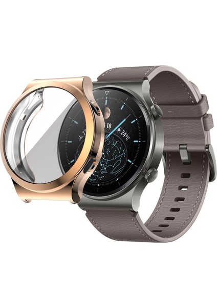 Akıllı Saat Kılıfı Kapak Için Huawei Watch Gt2 Pro Akıllı Saat Ekran Koruyucu Kılıf Yumuşak Tpu Şeffaf Kapak Bant Aksesuarları (Yurt Dışından)