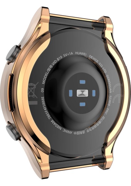 Akıllı Saat Kılıfı Kapak Için Huawei Watch Gt2 Pro Akıllı Saat Ekran Koruyucu Kılıf Yumuşak Tpu Şeffaf Kapak Bant Aksesuarları (Yurt Dışından)