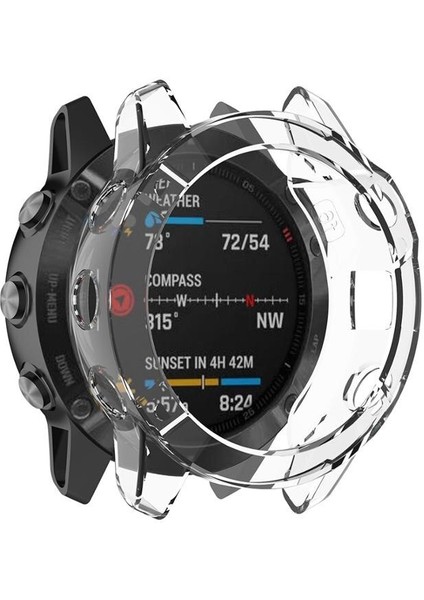 Tpu Yumuşak Silikon Izle Koruyucu Kabuk Kapak Garmin Fenix 6 6 S 6x Pro Akıllı Saat Kılıfı Yedek Saat Aksesuarları (Yurt Dışından)