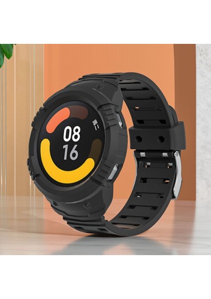 Silikon Kabuk Tam Kapak Koruyucu Bilek Kordonlu Saat Xiaomi Mi Izle/renkli 2/s1 Aktif Kayış Bandı Bileklik Durumda Aksesuarları (Yurt Dışından)