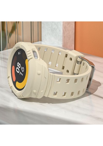Silikon Kabuk Tam Kapak Koruyucu Bilek Kordonlu Saat Xiaomi Mi Izle/renkli 2/s1 Aktif Kayış Bandı Bileklik Durumda Aksesuarları (Yurt Dışından)