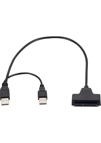 480 Mbps Adaptör Kablosu USB 2.0 Küçük 2.5 Inç Dizüstü Bilgisayar HDD Sata 7 + 15 Pin 22PIN SSD Ev Bilgisayarı Parçaları (Yurt Dışından)