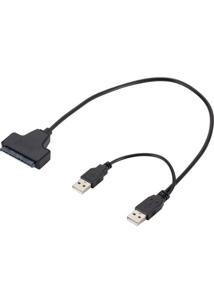 480 Mbps Adaptör Kablosu USB 2.0 Küçük 2.5 Inç Dizüstü Bilgisayar HDD Sata 7 + 15 Pin 22PIN SSD Ev Bilgisayarı Parçaları (Yurt Dışından)