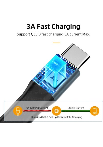 Ultra Kısa Anahtarlık 3A USB C Kablosu iPhone 14 13 12 Pro Max 8-Pin Mikro USB C Şarj Veri Kablosu Xiaomi Samsung Huawei Için (Yurt Dışından)