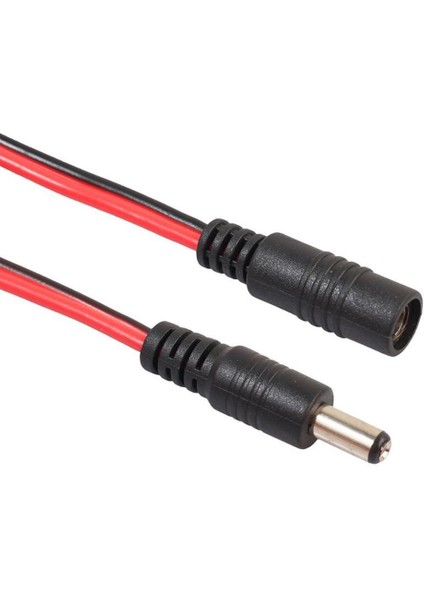 Yeni 1.5m Uzatma Kablosu DC5521 Erkek Kadın Dc 5.5x2.1 Dizüstü Bilgisayar Monitörü Güç Kablosu (Yurt Dışından)