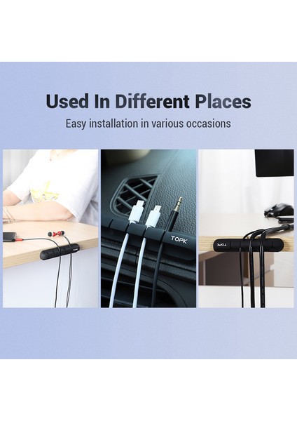 3/5 H Kablo Düzenleyici Yönetim Tel Tutucu Esnek USB Kablo Sarıcı Düzenli Silikon Klipler Fare Klavye Kulaklık Koruyucu (Yurt Dışından)