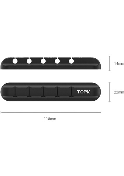 3/5 H Kablo Düzenleyici Yönetim Tel Tutucu Esnek USB Kablo Sarıcı Düzenli Silikon Klipler Fare Klavye Kulaklık Koruyucu (Yurt Dışından)