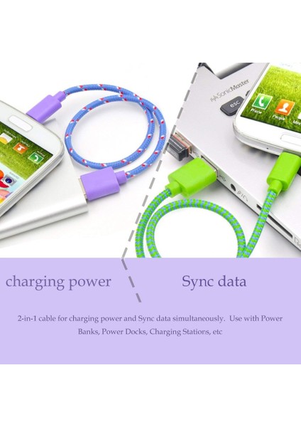 Mikro USB Kablosu Data Sync USB Şarj Aleti Kablosu Samsung Xiaomi iphone 12 Pro Max Huawei Tablet Android Mikro USB Telefon Kabloları (Yurt Dışından)