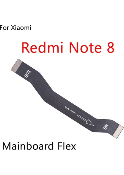 Ana Kurulu Flex Xiaomi Redmi Için 9 8 10X Not 8 9s Pro Ana Kart Konektörü USB Kartı LCD Ekran Flex Kablo Tamir Parçaları (Yurt Dışından)