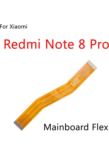 Ana Kurulu Flex Xiaomi Redmi Için 9 8 10X Not 8 9s Pro Ana Kart Konektörü USB Kartı LCD Ekran Flex Kablo Tamir Parçaları (Yurt Dışından)