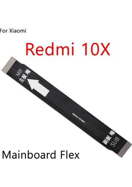 Ana Kurulu Flex Xiaomi Redmi Için 9 8 10X Not 8 9s Pro Ana Kart Konektörü USB Kartı LCD Ekran Flex Kablo Tamir Parçaları (Yurt Dışından)