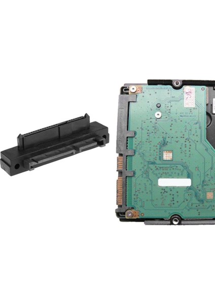 90 Derece Açı 22PIN Sata Erkek 22PIN Sas Dişi Bağlantı Noktası Uzatma Dönüştürücü Adaptör Sas Sabit Disk Sürücüsü Sata HDD Sas Bağlantı Noktasına (Yurt Dışından)