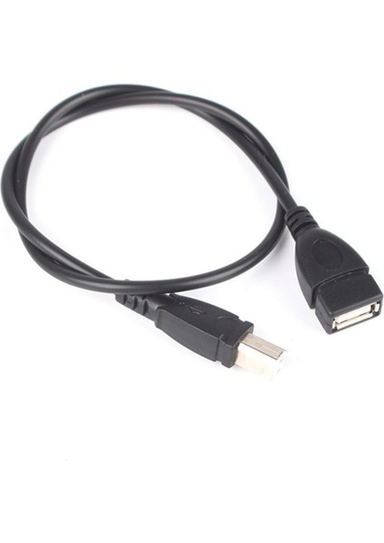 50 cm Yazıcı Uzatma Kablosu USB 2.0 Tip A Dişi USB B Erkek Yüksek Kaliteli Tarayıcı Yazıcı Uzatma Adaptör Kablosu (Yurt Dışından)