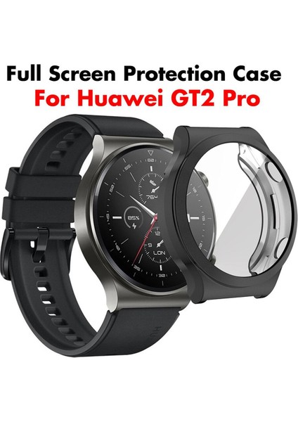 Yüksek Kaliteli Tpu Kılıf Için Huawei Watch Gt2 Pro Akıllı Saat All-Around Ekran Koruyucu Kapak Için Huawei Gt 2 Pro Koruma Kılıfı (Yurt Dışından)