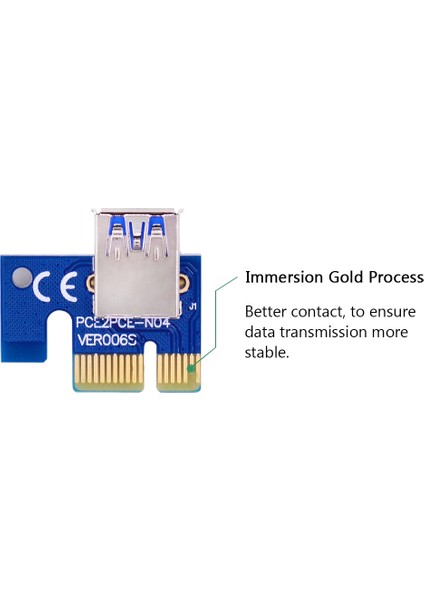 Chıpal VER006S Pcı-E Yükseltici Kart 30 cm 60 cm 100 cm USB 3.0 Kablo Pcı Express 1x Ila 16X Genişletici Pcıe Adaptörü Gpu Grafik Kartı Için (Yurt Dışından) modelleri