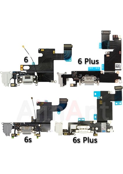 Orijinal Alt USB Bağlantı Noktası Şarj Cihazı Kurulu Yuva Konnektörü Şarj Flex Kablo iPhone 5 S 5 Se 6 6 S 7 Artı Telefon Parçaları (Yurt Dışından) modelleri