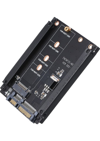 Ngff Sata Adaptör Kartı Kart Adaptörü M.2 Anahtar Bm SSD Sata3.0 Dönüştürücü Destek Modeli 2230 2242 2260 2280 (Yurt Dışından)