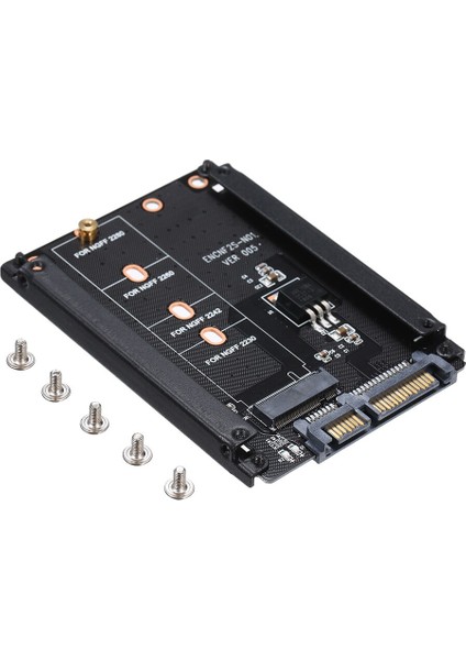 Ngff Sata Adaptör Kartı Kart Adaptörü M.2 Anahtar Bm SSD Sata3.0 Dönüştürücü Destek Modeli 2230 2242 2260 2280 (Yurt Dışından)