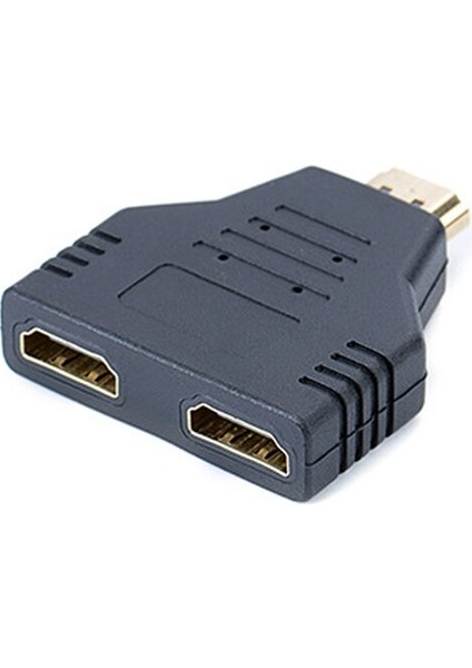 1080P HDMI Erkek - Çift HDMI Dişi 1 - 2 Splitter Kablo Adaptörü Dönüştürücü (Yurt Dışından)